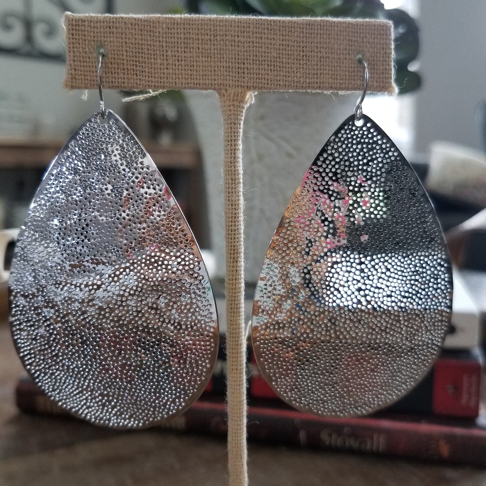 Silver Statement Earrings